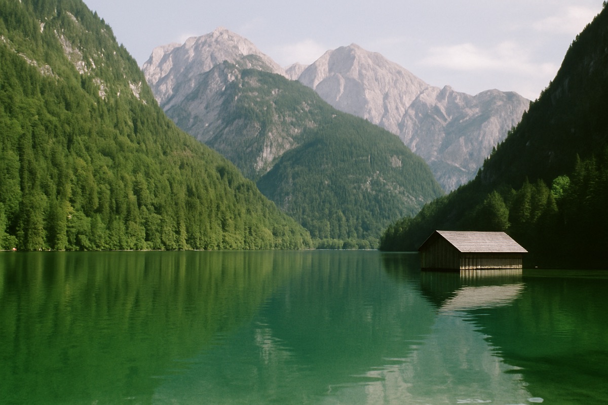 Landschaft der Region Bayern & Alpenseen – Symbolbild für Camping