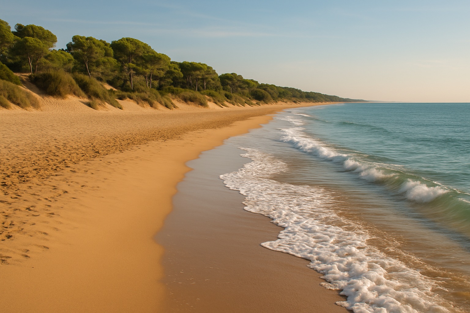Landschaft der Region Costa Dorada – Symbolbild für Camping
