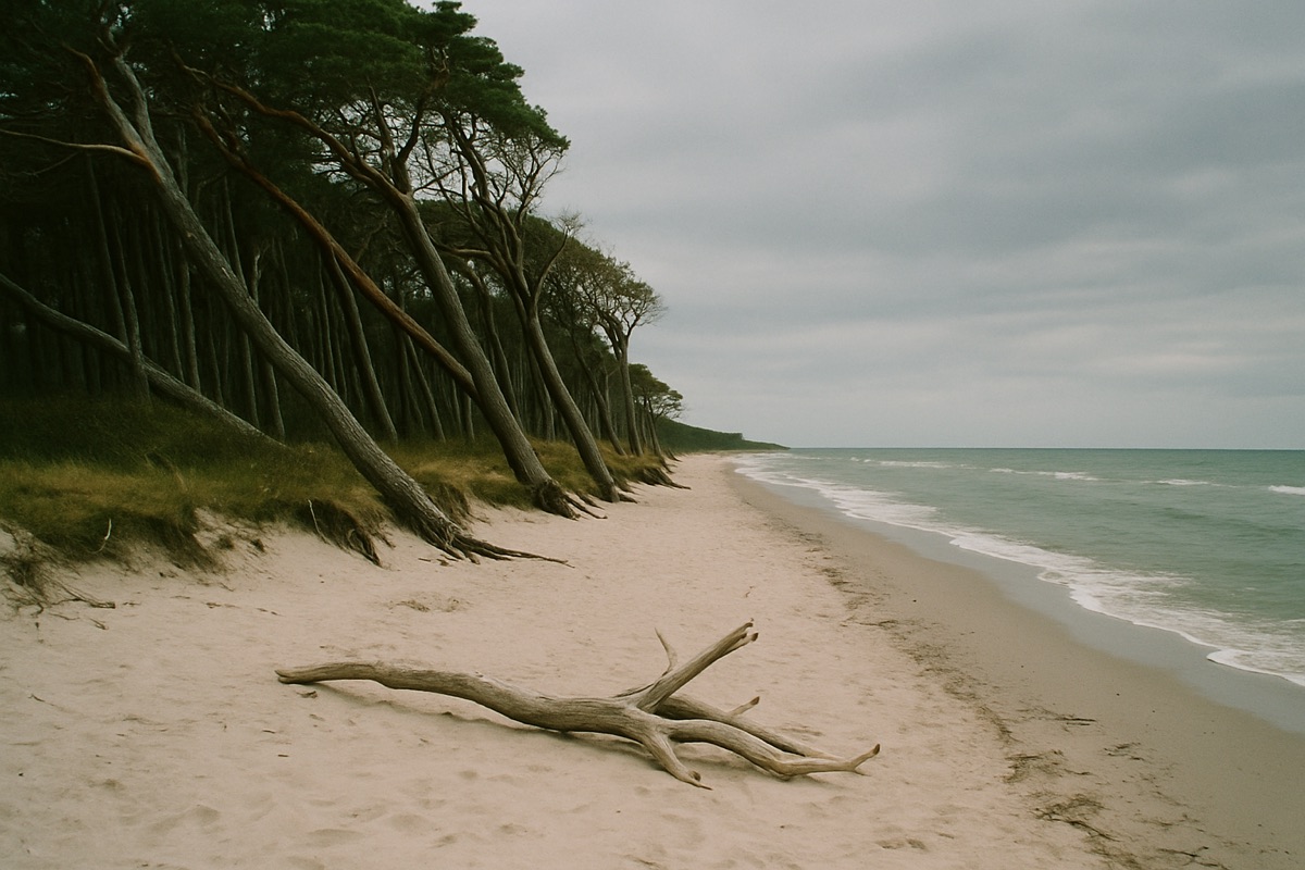 Landschaft der Region Fischland-Darß-Zingst – Symbolbild für Camping