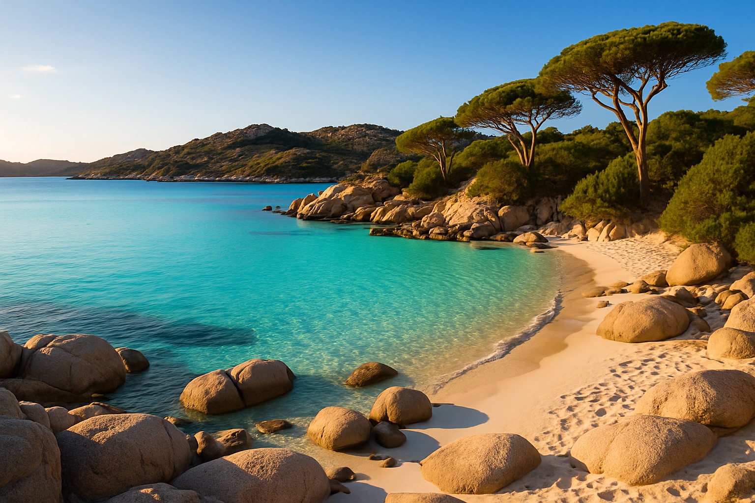 Landschaft der Region Sardinien – Symbolbild für Camping