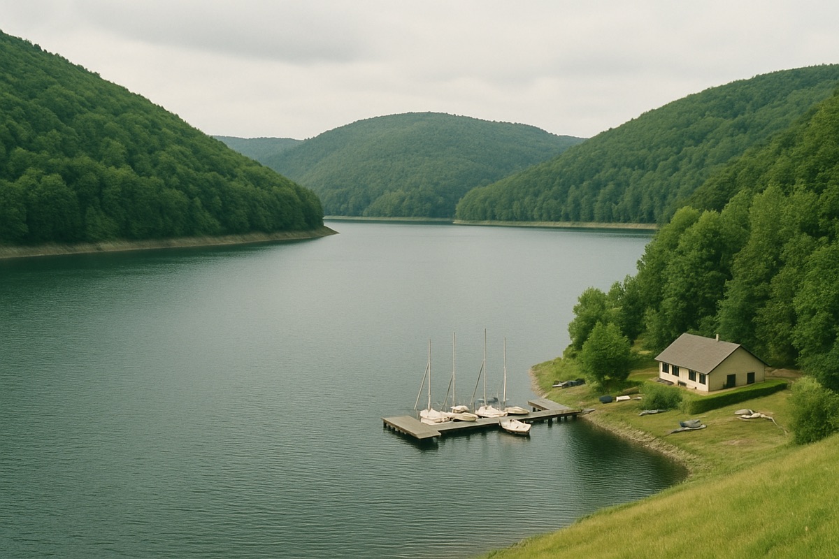 Landschaft der Region Sauerland – Symbolbild für Camping