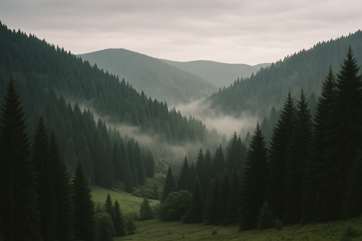 Landschaft der Region Schwarzwald – Symbolbild für Camping